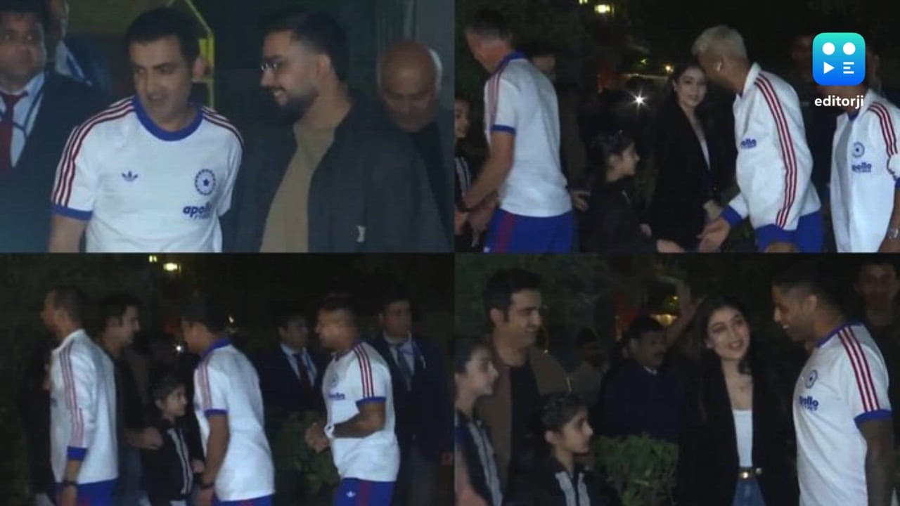 Gautam Gambhir hosts team dinner ahead of India vs Namibia clash in Delhi