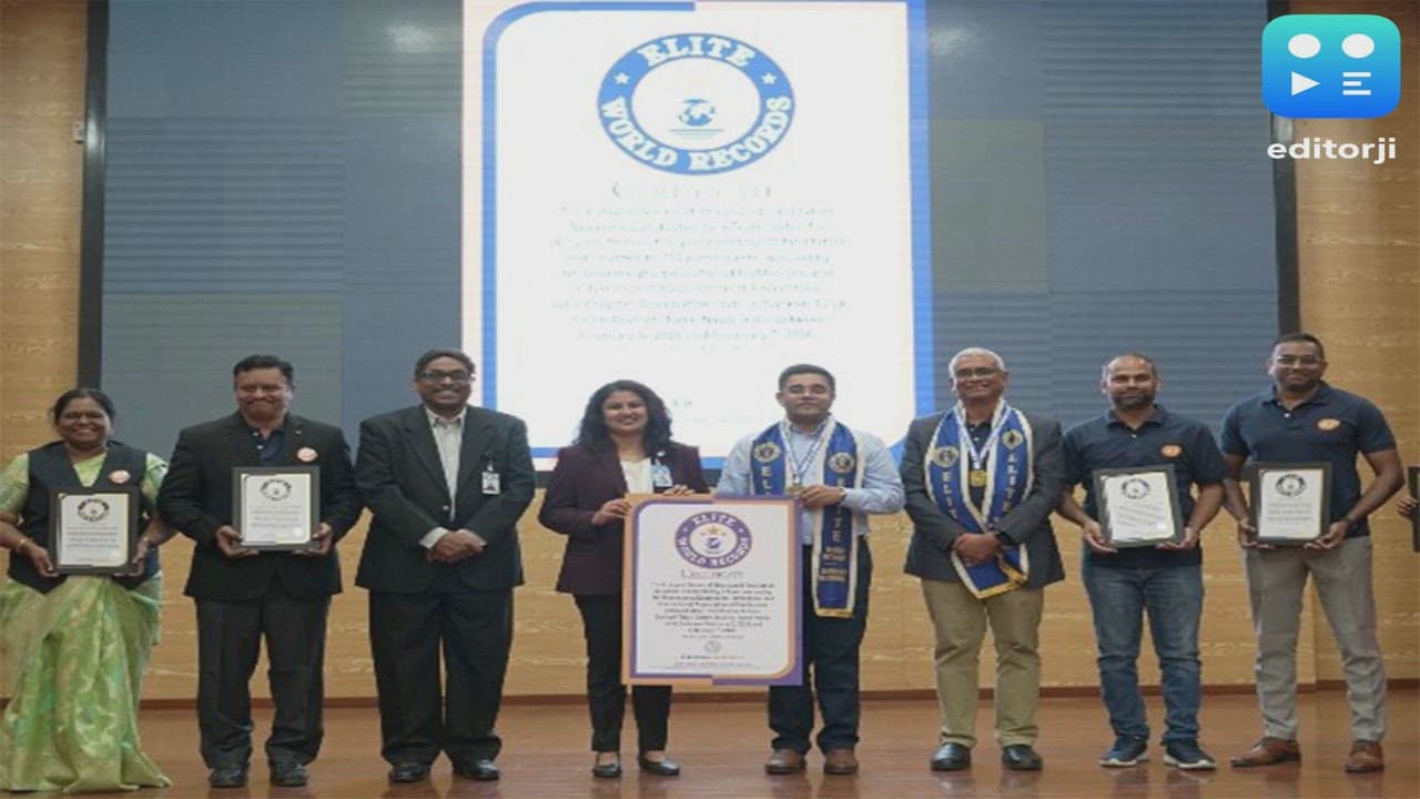 Sri Shanmugha Educational Institutions and IAF Successfully Accomplished Elite World Records in Facilitation Sessions