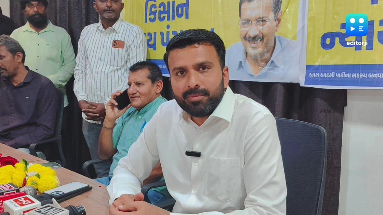 RajuBhai Karpada resigns from Gujarat AAP, Gadhvi commends his farmers’ rights advocacy