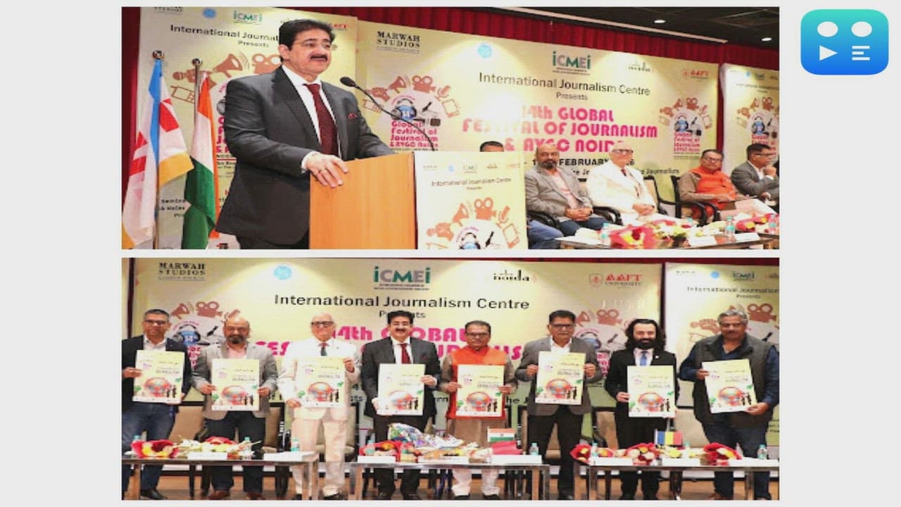 12th February-International Day of Journalism Marked with Unprecedented Grandeur at Global Festival of Journalism & AVGC