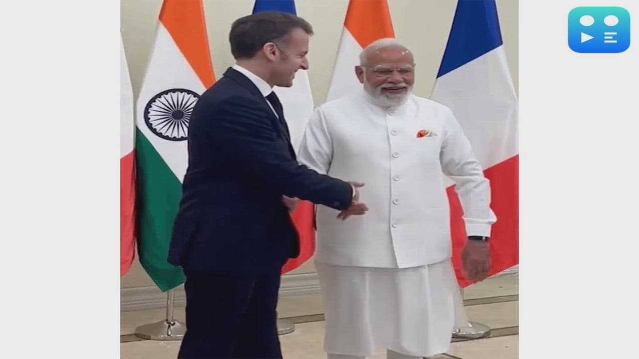 Emmanuel Macron features 'Dhurandhar' song in India visit video, internet reacts