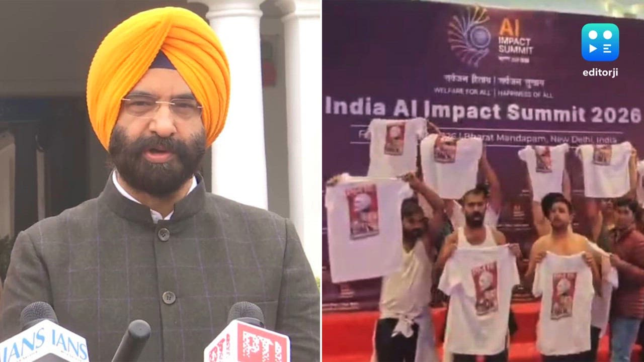 BJP condemns Youth Congress protest at AI Impact Summit, calls it ‘shameful’