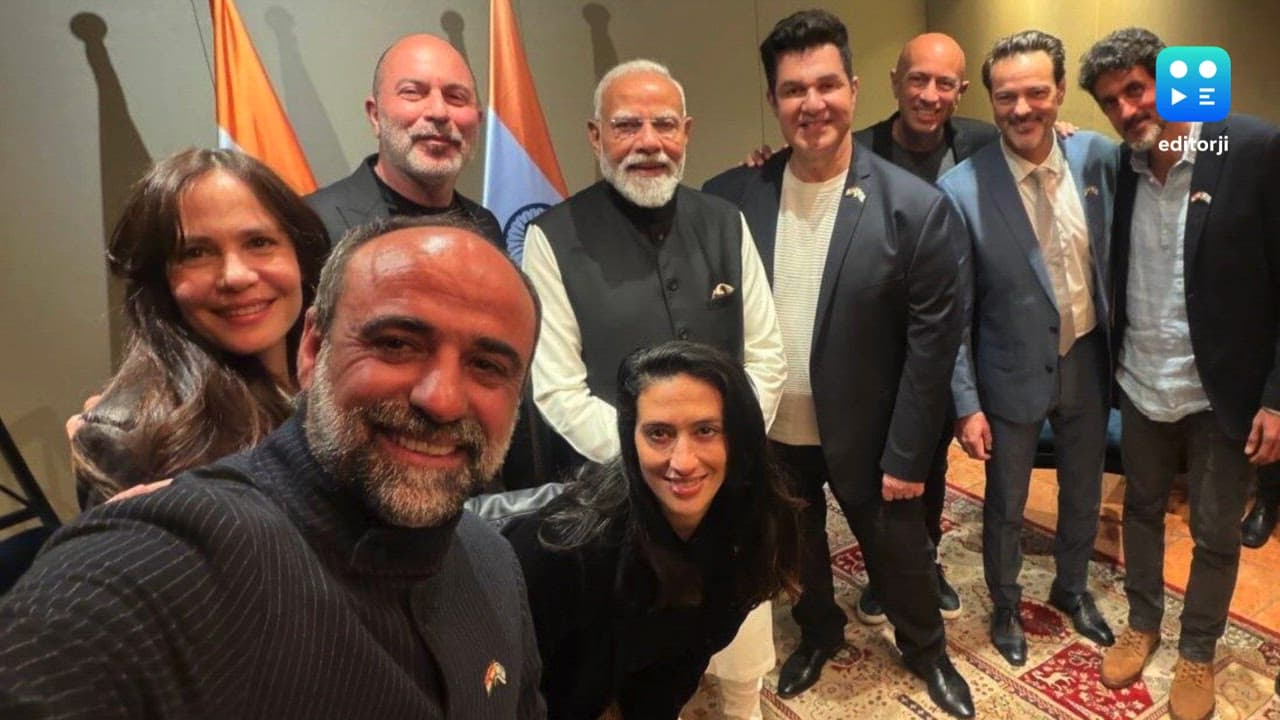 PM Modi meets 'Fauda' team in Israel
