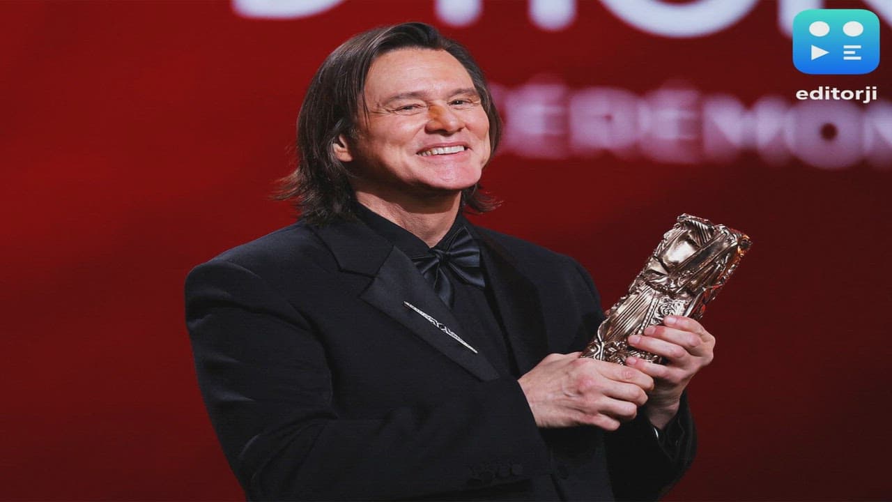 Jim Carrey recieves honorary award at Cesar Awards 2026, delievers emotional speech in French