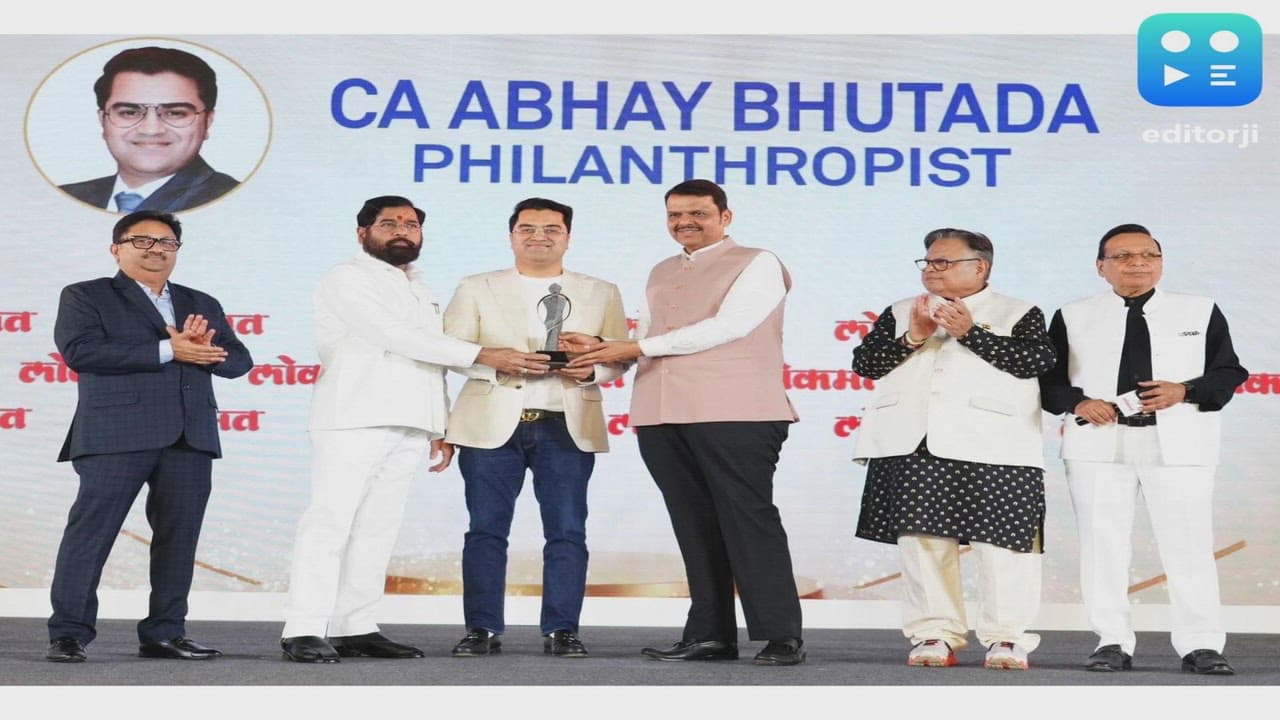 CA Abhay Bhutada Receives Philanthropist of the Year Award 2026 for His Transformative Social Efforts