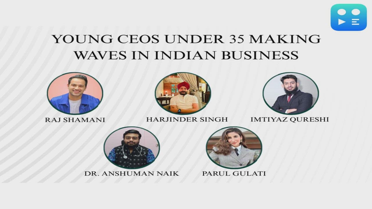 Young CEOs Under 35 Making Waves in Indian Business