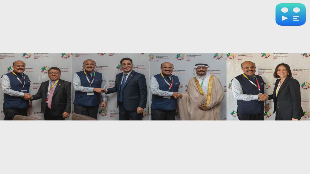 Commerce Secretary Rajesh Agrawal engages with global counterparts to advance trade agenda at WTO Ministerial Conference