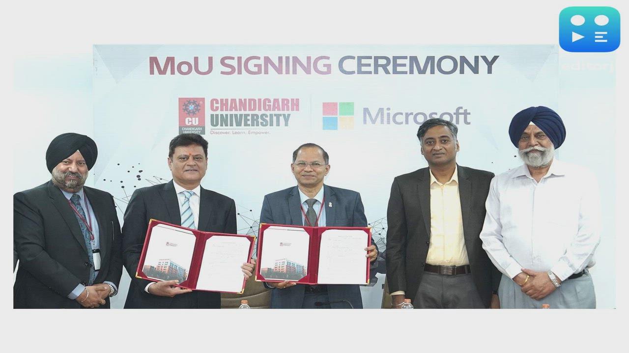 Microsoft Establishes 'Skill Center' at Chandigarh University