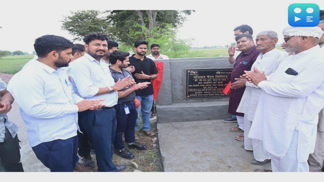 Asian Paints Limited & Manav Vikas Sanstha (MVS India) Complete Canal Lining in Rohtak; Phase 2 of 2,000 Meters Announced