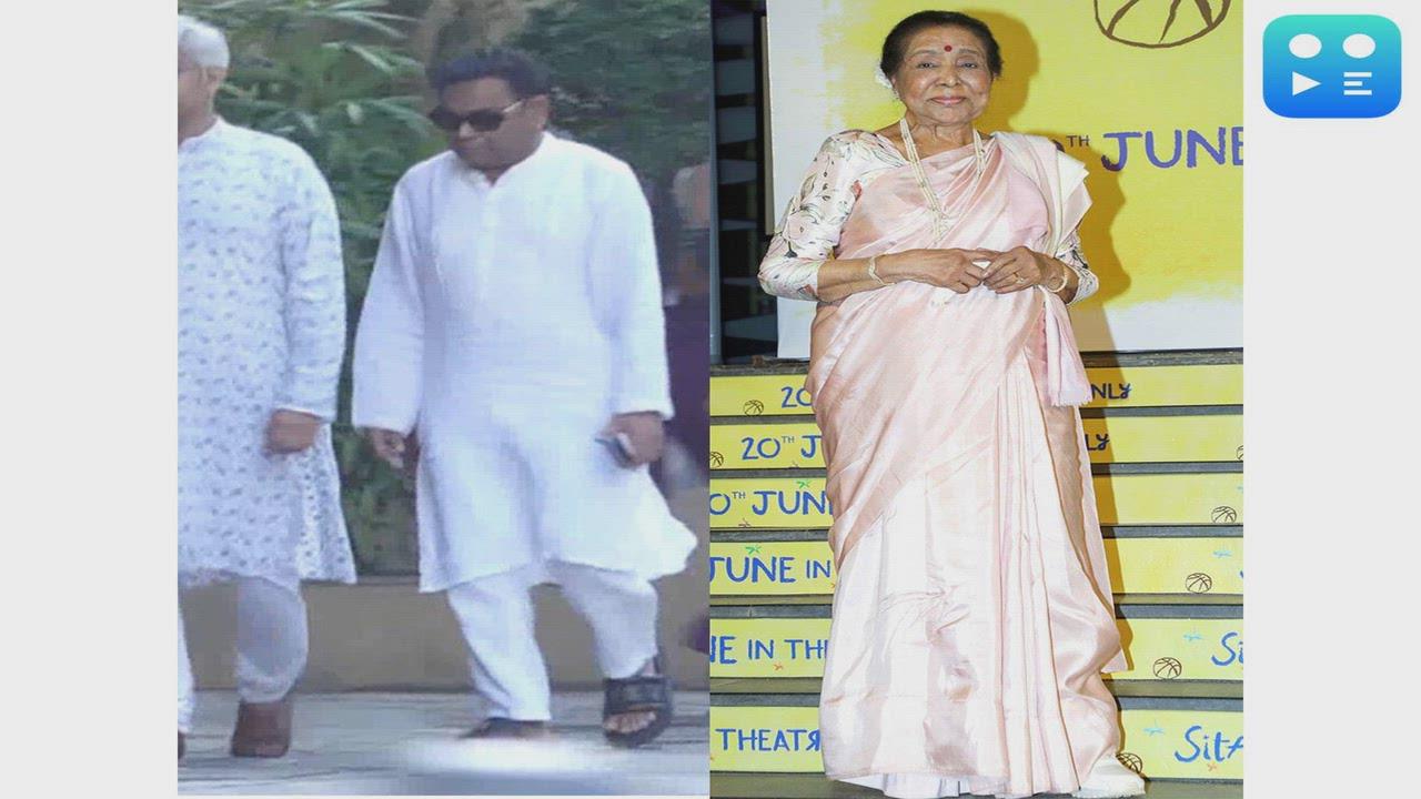 AR Rahman visits Asha Bhosle's Mumbai residence to pay last respects 