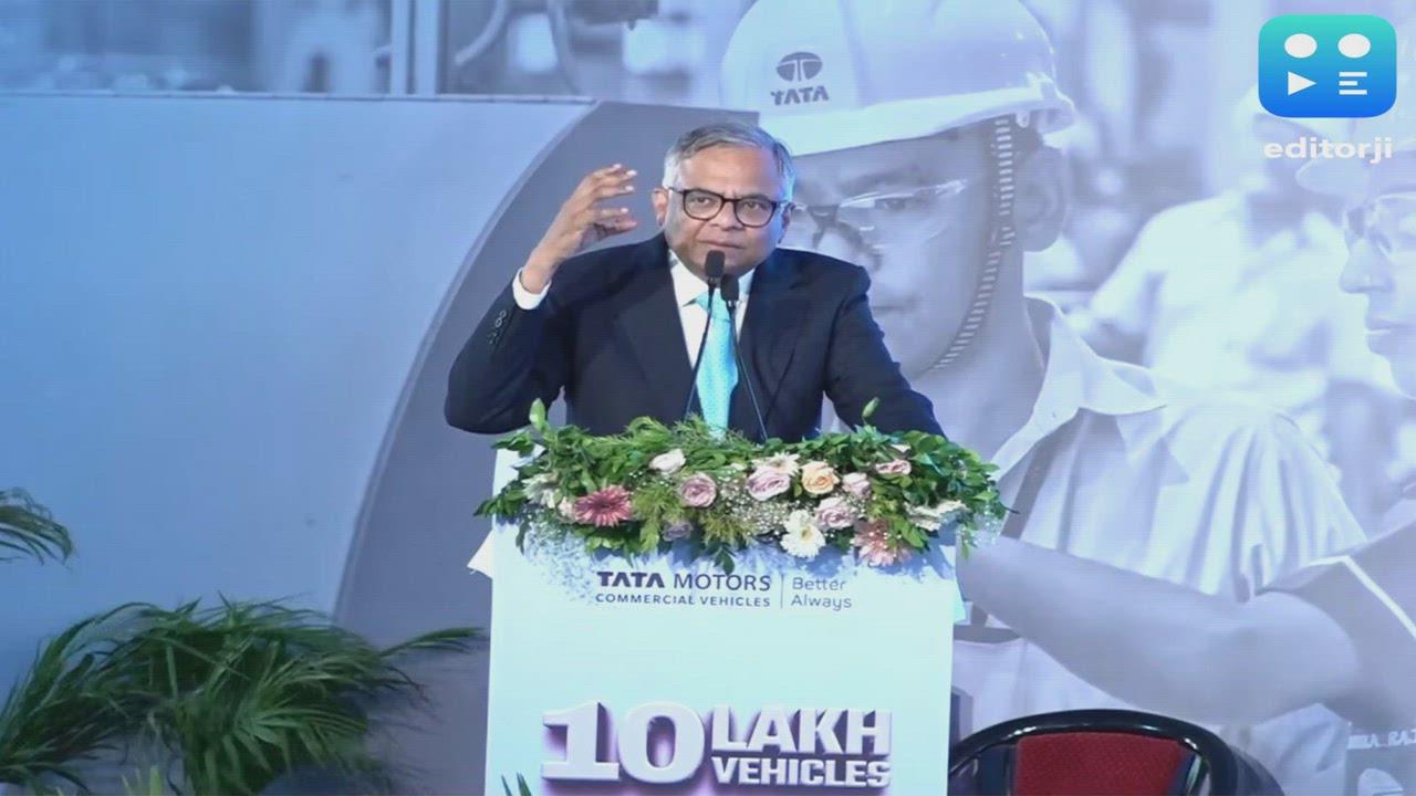 2M vehicles in 5 years, Hydrogen buses from Lucknow plant: N Chandrasekaran Chairman Tata Group