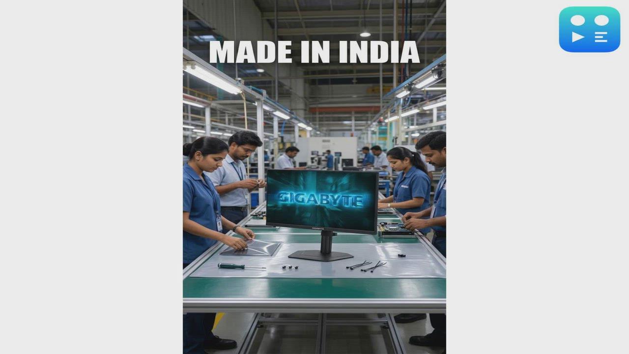 GIGABYTE Launches First 'Made in India' Gaming Monitor, Strengthening Local Manufacturing Strategy