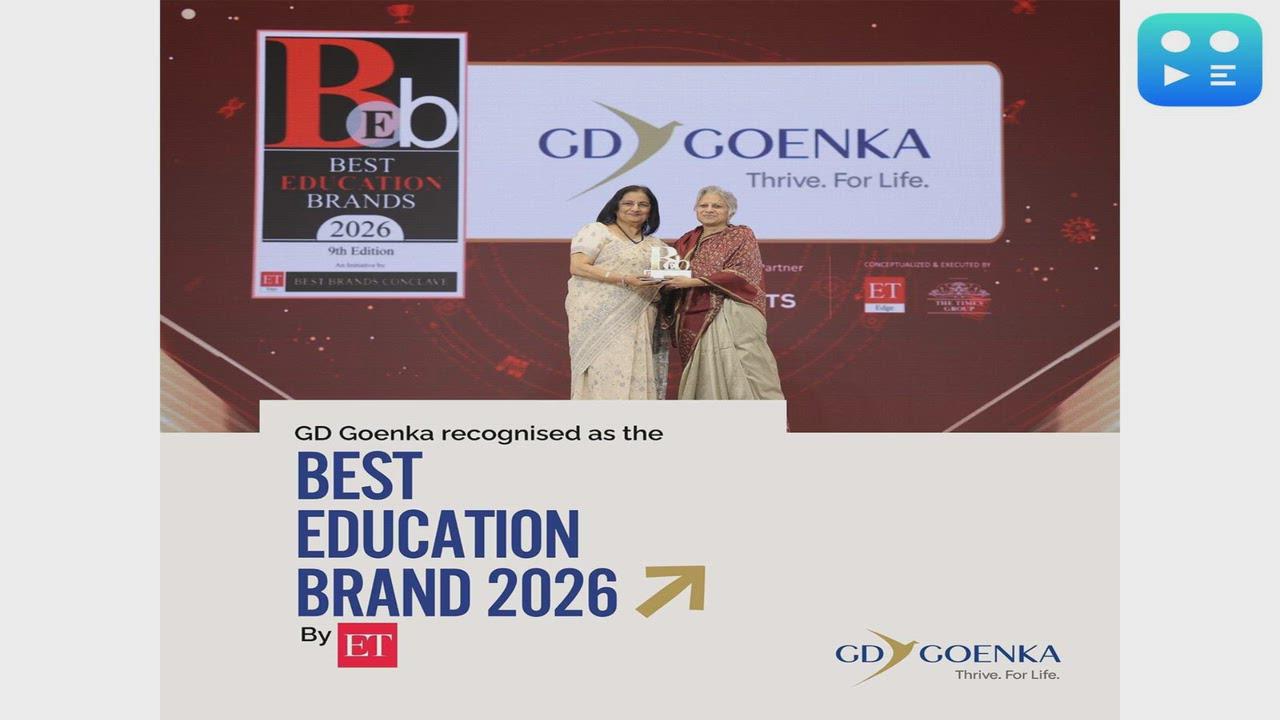 GD Goenka Recognised as 'Best Education Brand 2026' by ET Edge