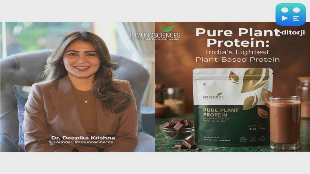 Immunosciences Launches Pure Plant Protein: India's Lightest Plant-Based Protein Targeting Nation's Growing Protein Deficiency Crisis