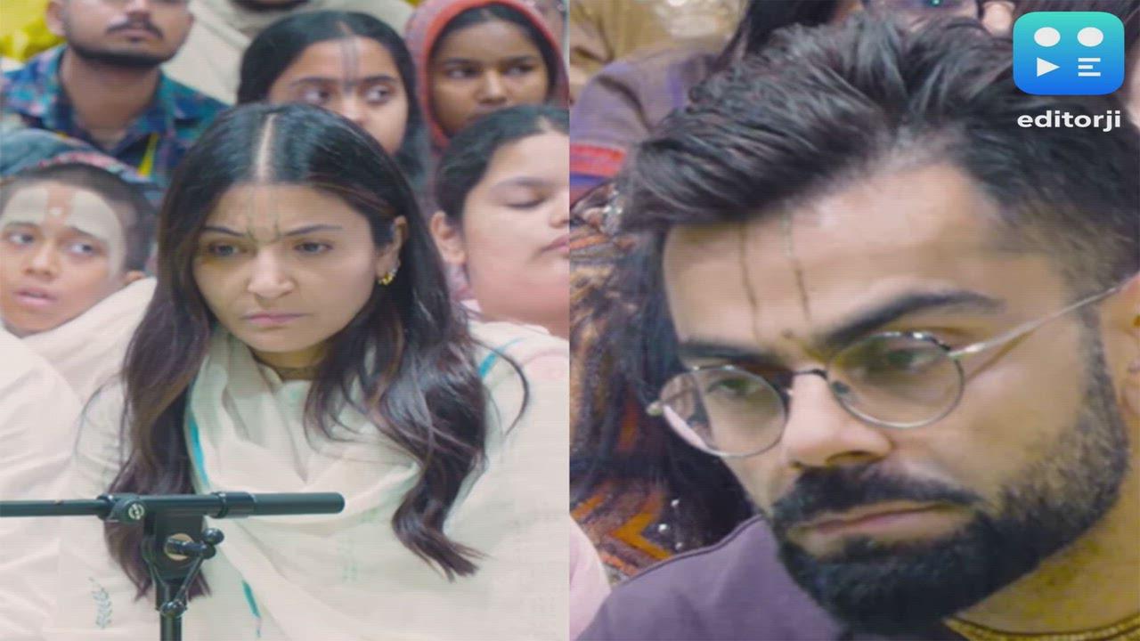 Virat Kohli, Anushka Sharma attend 'Ekantik Vartalaap' during spiritual visit to Keli Kunj Ashram