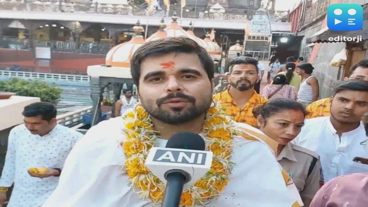 Amit Bhalla 'Ninja' attends Bhasma Aarti at Mahakaleshwar temple in Ujjain