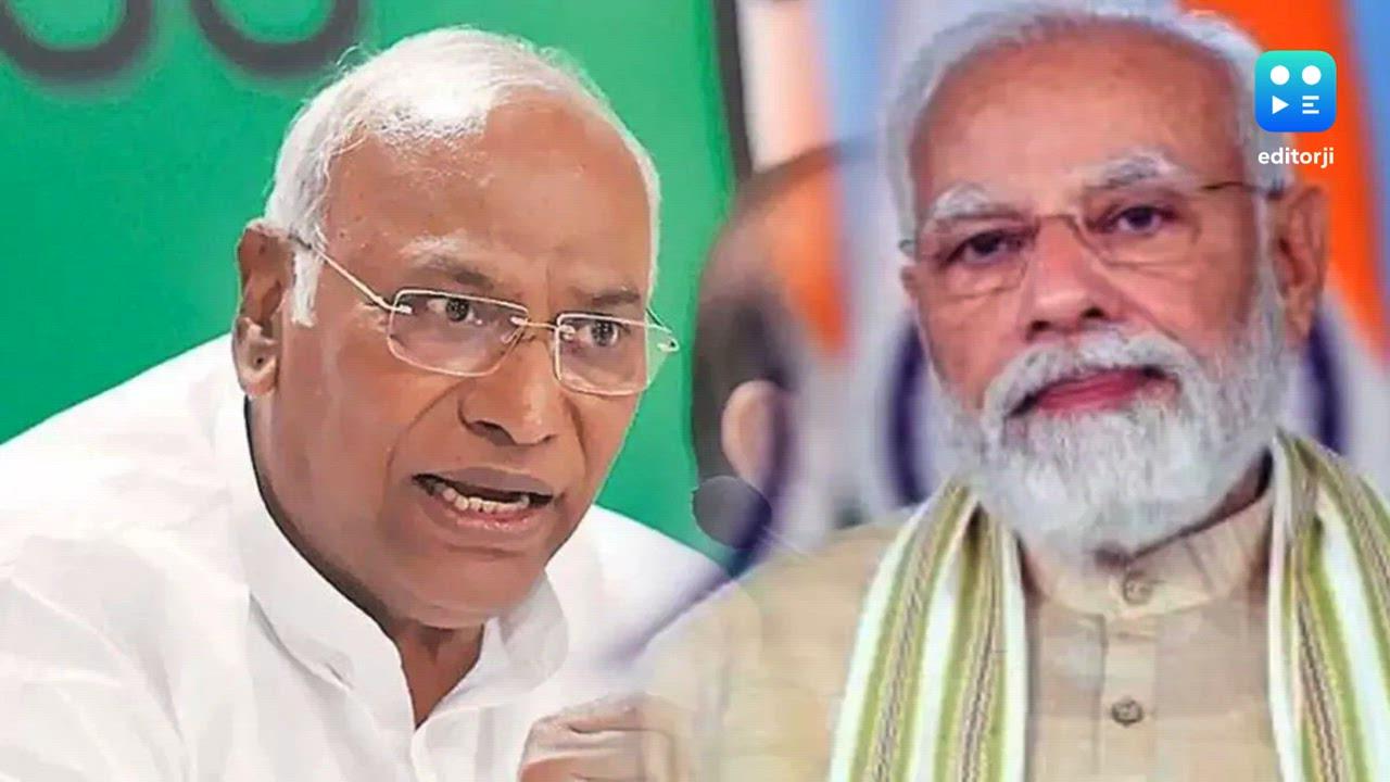 Kharge's 'terrorist' remark at Modi; accuses PM of 'terrorising' political parties, people