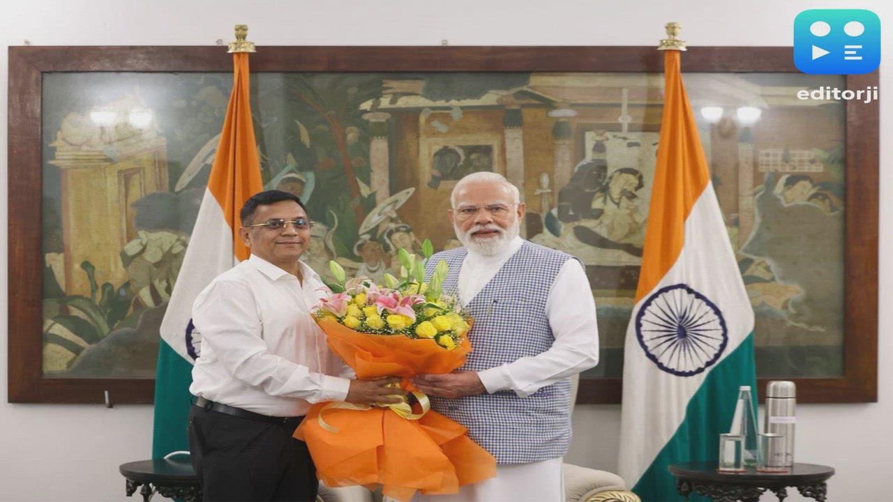 PM Modi meets NITI Aayog's new full-time member Dr Gobardhan Das, calls his journey 'very inspiring'
