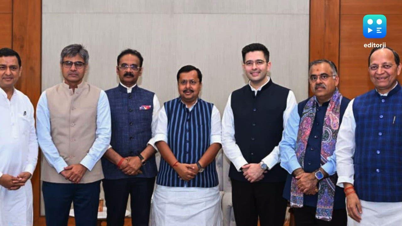 Seven rebel AAP MPs officially part of BJP parliamentary party; AAP says ready to move court