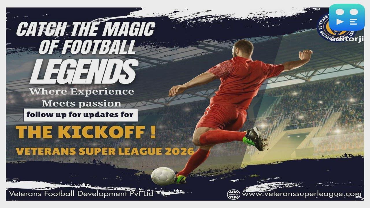 India Gets Its First-Ever Veterans Football League - VSL 2026 Set to Bring Legends Back on the Field
