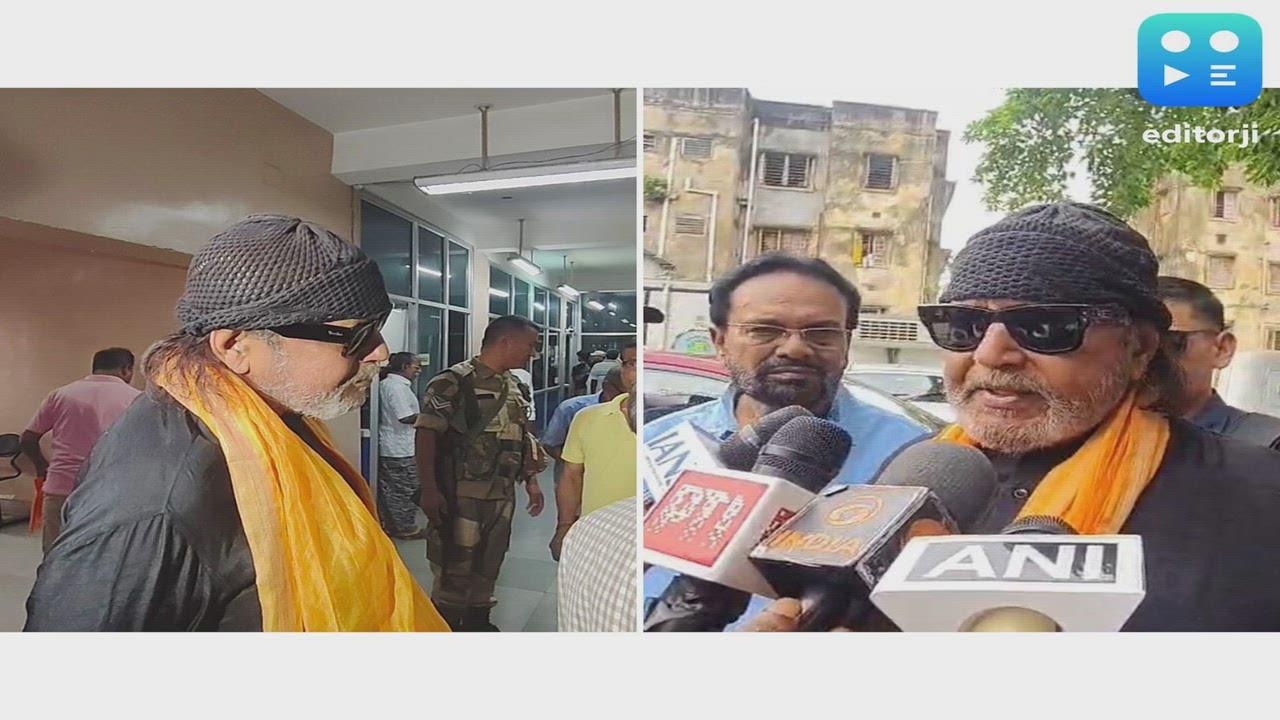 West Bengal Polls: Mithun Chakraborty stands in queue to cast vote, says "no special treatment requested"