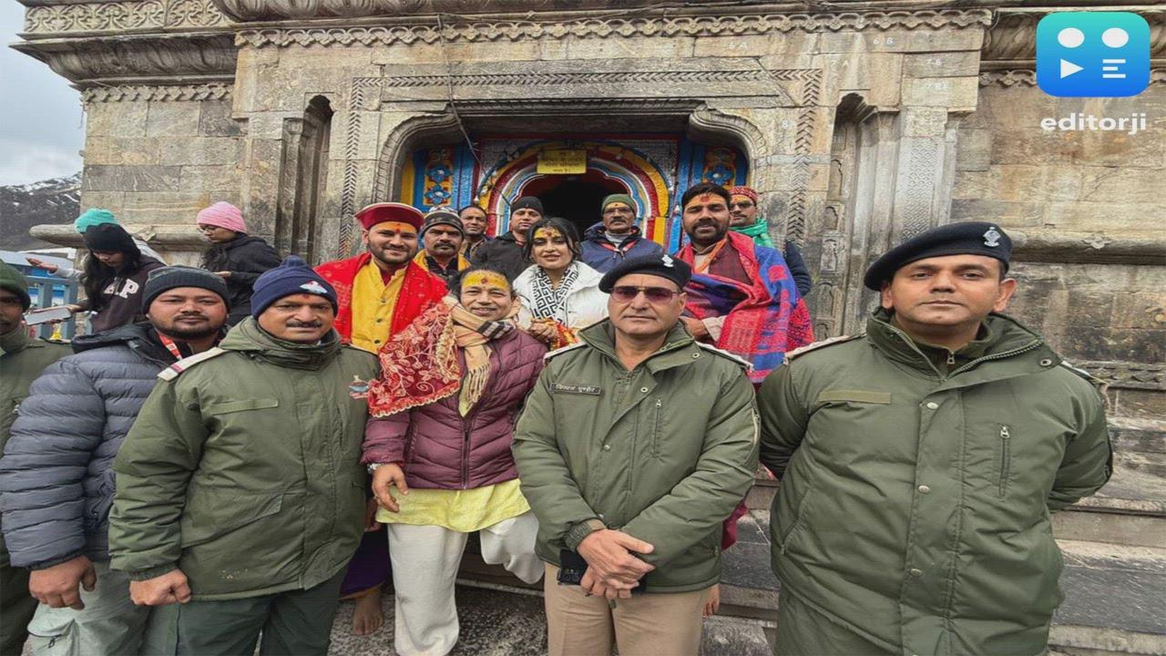 Kailash Kher visits Kedarnath temple, praises pilgrim facilities