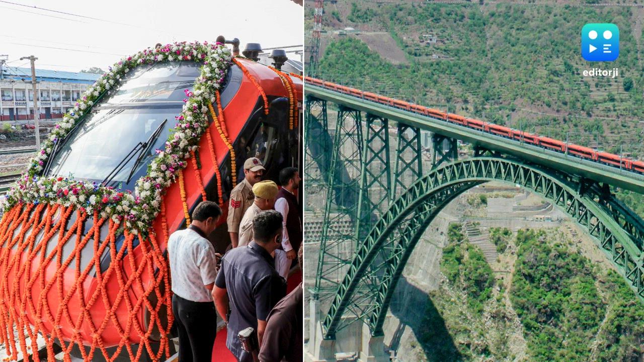 Vaishnaw flags off Jammu-Srinagar Vande Bharat Express, promises rail link to Uri