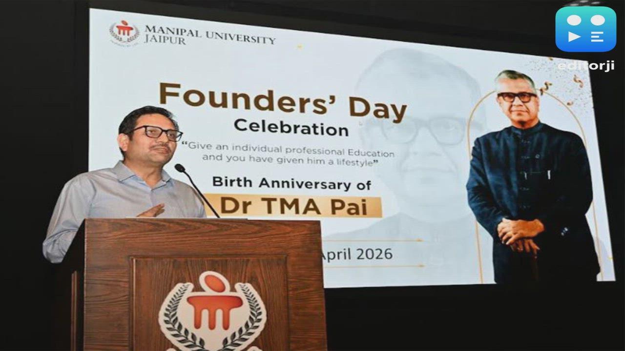 On the Founder's Day Manipal University Jaipur Launches New Industry-Oriented Academic Programs