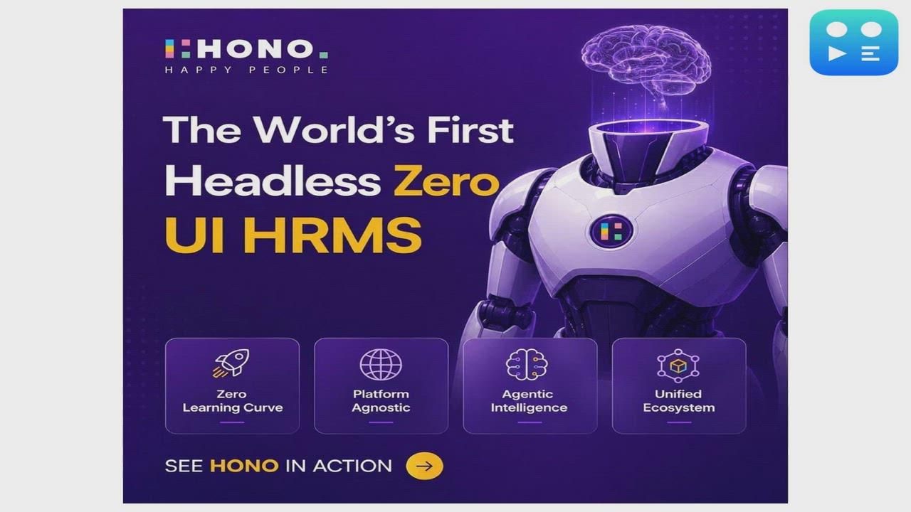 HONO Launches the World's First Headless HRMS, Introducing a New Category of Enterprise HR Technology