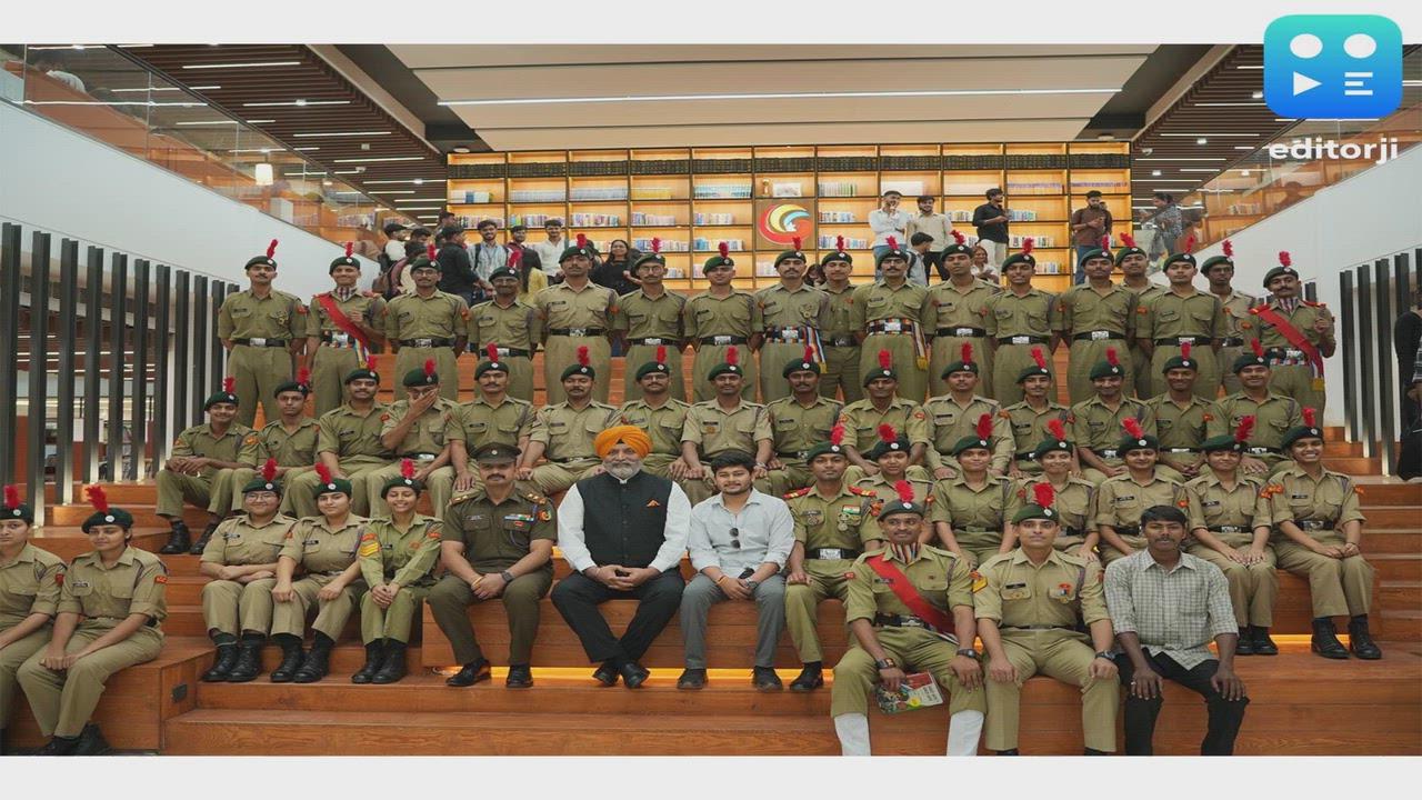 Lt General KJS Dhillon Says He Leaves as a Better Person, Applauds Discipline, Energy, and NCC Spirit at Galgotias University
