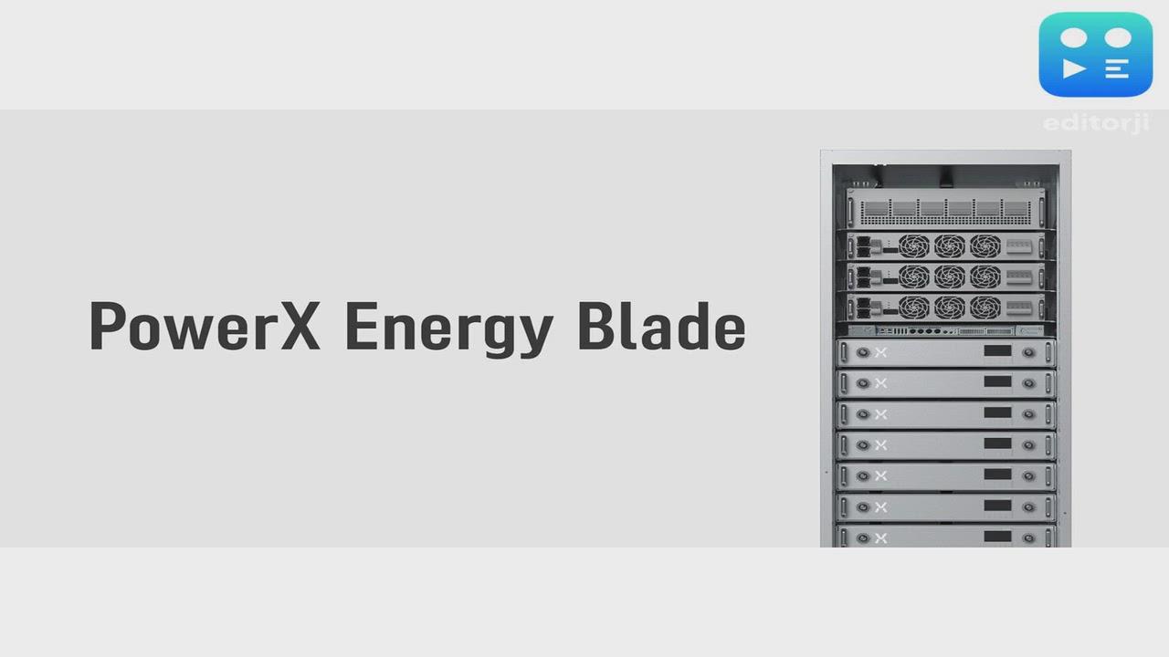 PowerX Unveils "PowerX Energy Blade," a Rack-Mounted Battery Energy Storage System for Data Centers