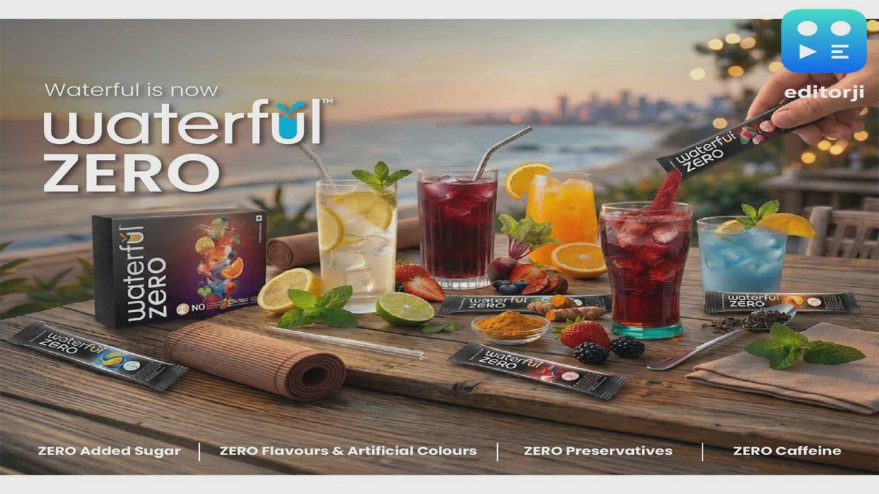 Waterful Zero Launches a First-Of-Its-Kind, New-Age Everyday Drink Mix Designed For Plant-Based Hydration