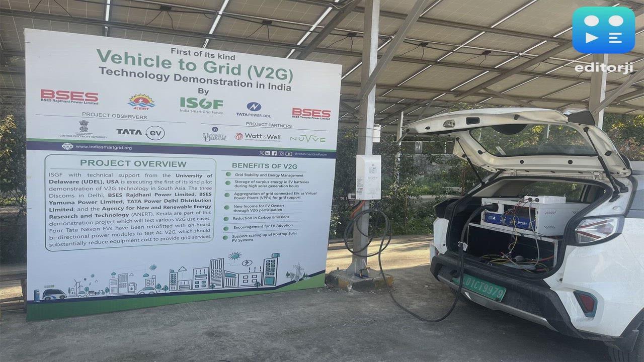 South Asia's First-ever Vehicle-to-Grid (V2G) Demonstration, Led by ISGF in Collaboration with its Technology and Utility Partners