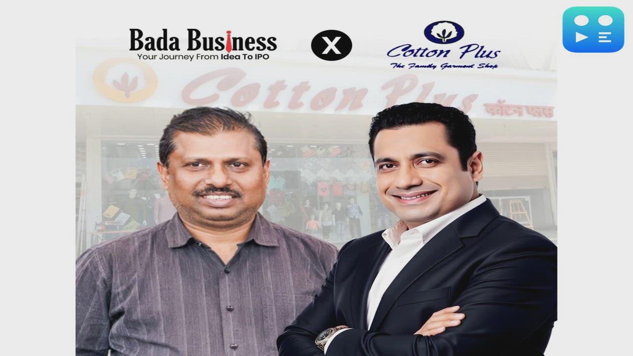 Cotton Plus Collaborates with Dr. Vivek Bindra and Bada Business Private Limited to Reduce Stock-to-Sales Ratio from 8X to 2.5X