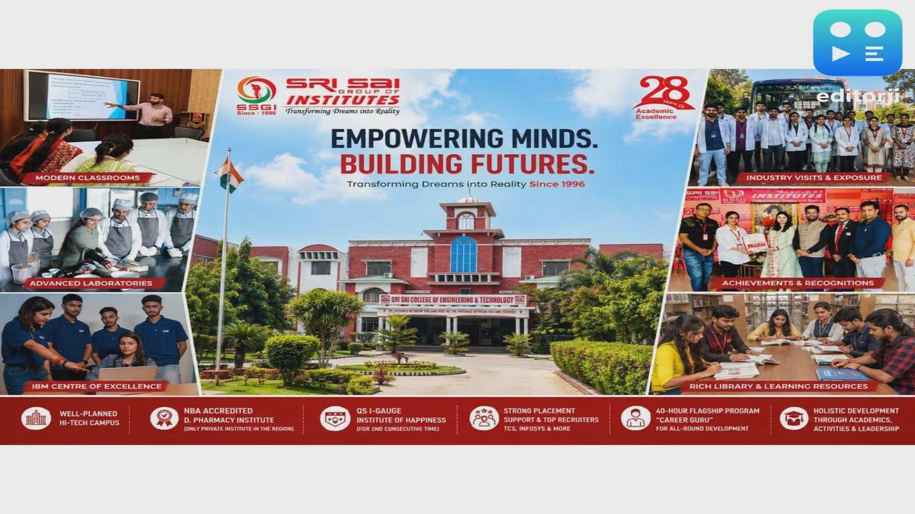 Sri Sai Group of Institutions (SSGI), Pathankot Celebrates 30 Years of Academic Excellence, Innovation & Industry-Driven Education