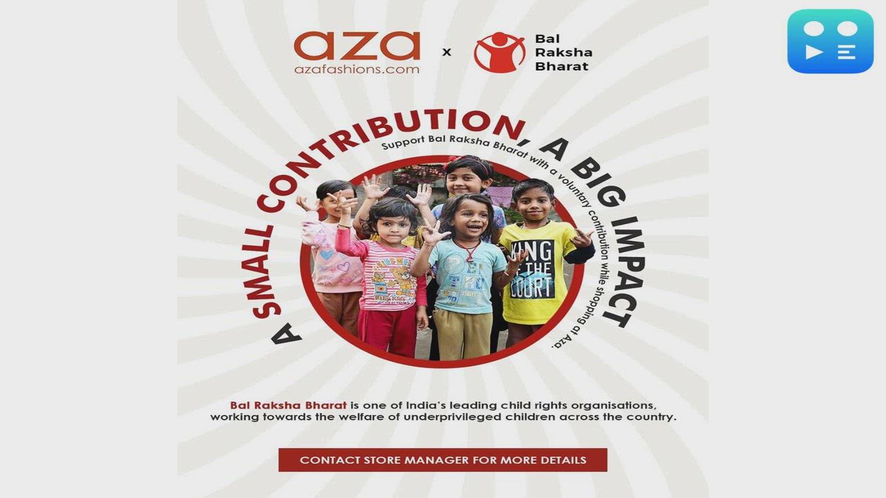 Aza Announces Association with Bal Raksha Bharat to Support Meaningful Social Impact