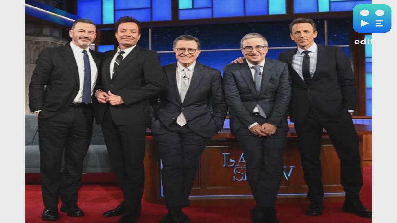 Kamala Harris, Jimmy Kimmel and others react as Stephen Colbert ends 11-year run on The Late Show