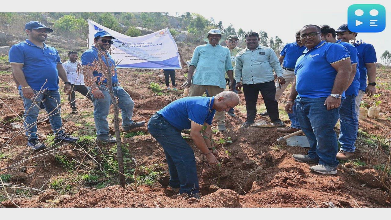 The Art of Living and Dynapac Launch 1,360-Tree Plantation Initiative