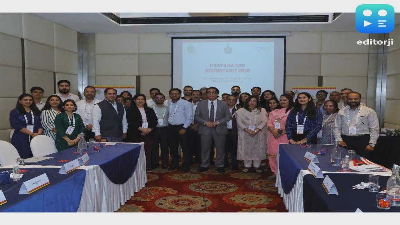 Haryana Govt and CSRBOX Unite Corporates for Technical Education and Skilling at CSR RoundTable 2026