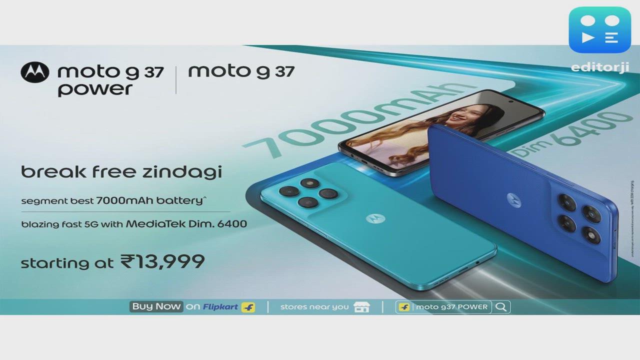 moto g37 Power With 7000 mAh Battery Goes on Sale at Rs. 15,999; moto g37 & moto buds 2 Now Available From Rs. 13,999 & Rs. 2,799