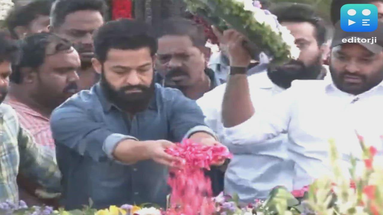 Jr NTR pays tribute to grandfather NTR on his 103rd birth anniversary