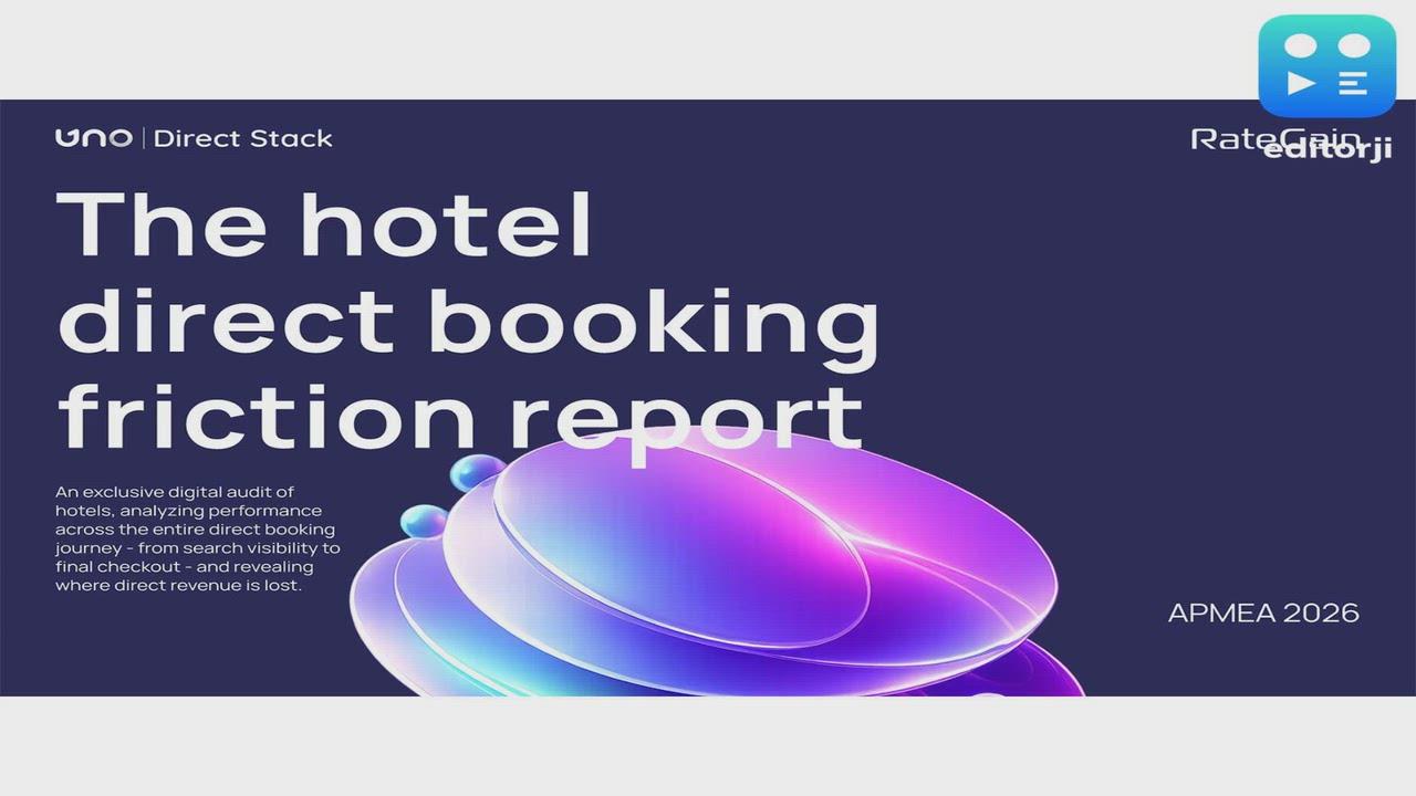 RateGain Launches The APMEA Direct Booking Friction Report 2026; Warns AI Search Could Push Hotel Websites Out of the Booking Journey