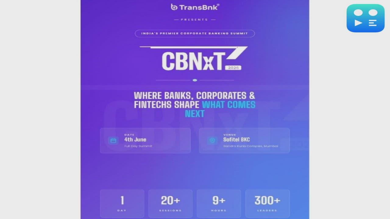 TransBnk launches CBNxT 2026, India's first dedicated Corporate Banking Summit