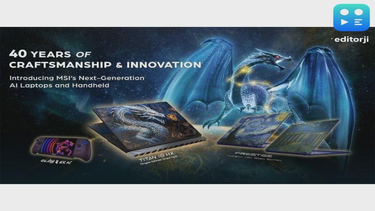 MSI Showcases Latest Gaming Laptops and Its First NVIDIA RTX Spark-Powered Laptop at COMPUTEX 2026