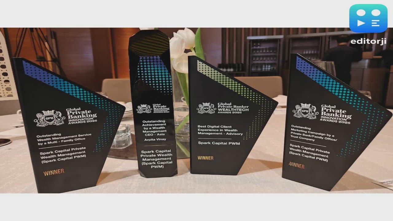 Spark Capital PWM Wins Three Global Private Banking Innovation Awards 2026; Arpita Vinay Named Asia's Outstanding Wealth Management CEO