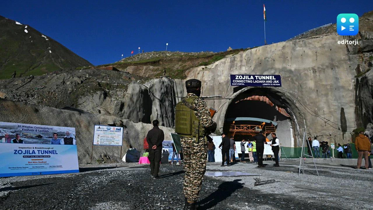 Rs 6,800-cr Zojila tunnel project in J-K achieves breakthrough in excavation work