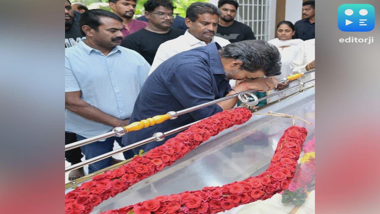 Tamil Nadu CM Vijay visits late director Bharathiraja's residence, announces state honours
