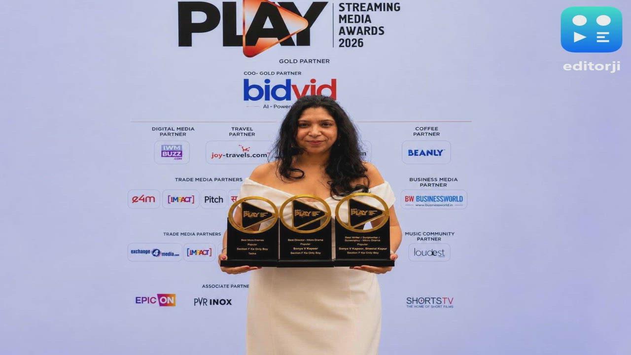 Writer-Director Sonya V. Kapoor Wins Best Series Director, Best Writer and Best Series for JioHotstar's Section F Ka Only Boy