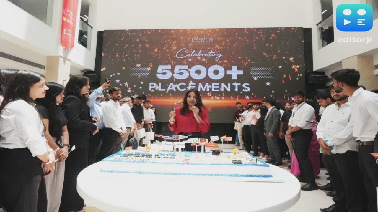 Building India's Future Workforce: Galgotias University Celebrates 5,500+ Placements