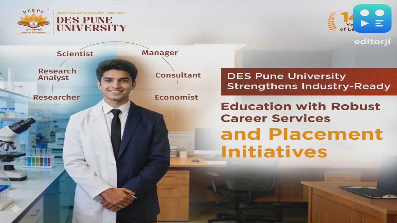 DES Pune University Strengthens Industry-Ready Education with Robust Career Services and Placement Initiatives